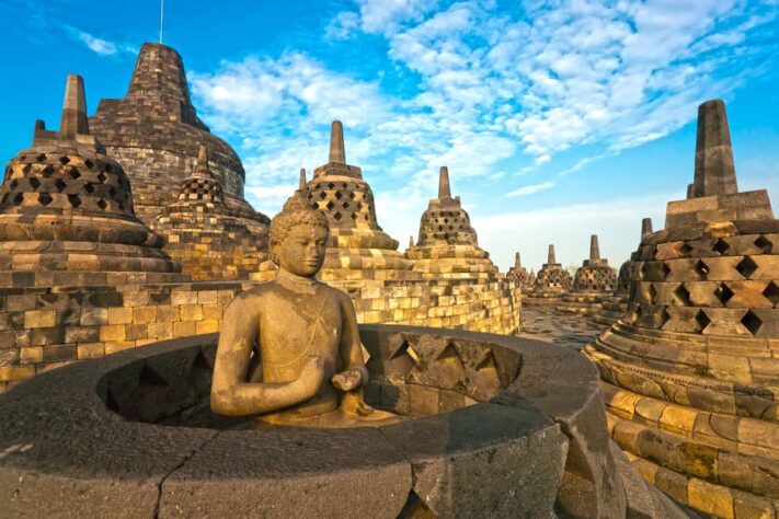 Einzigartig: Die Tempelanlage von Borobudur