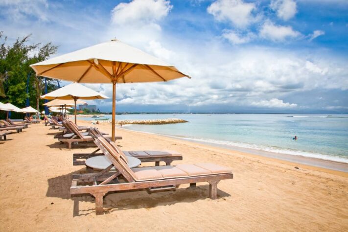 Der Strand von NusaDua ist Ideal zum entspannen und wohlfühlen